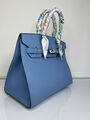 Сумка Hermès Birkin 30 женский кожа бирюзовый 140085-2