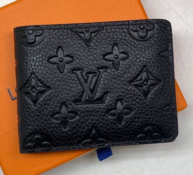 Мужской портмоне Louis Vuitton мужской кожа черный 174419