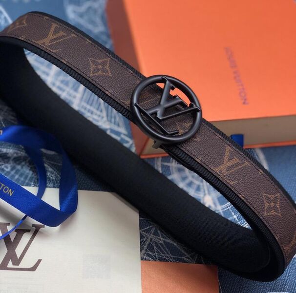 Мужской ремень Louis Vuitton мужской канва 52911