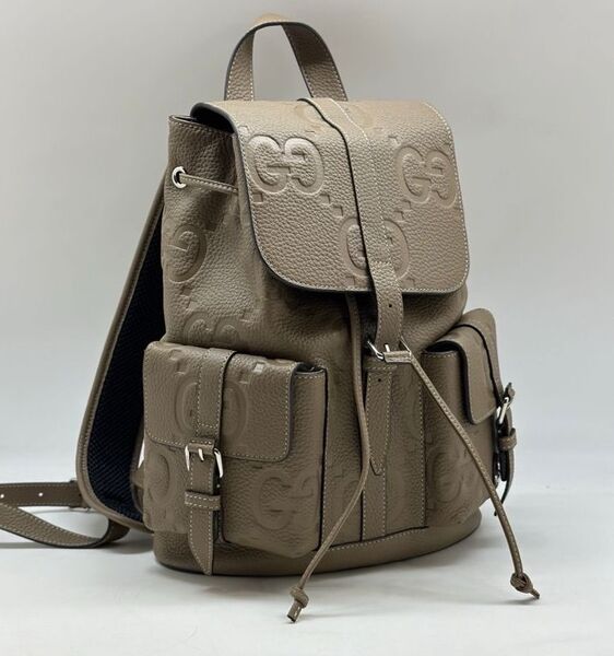 Рюкзак Gucci женский кожа бежевый 141878