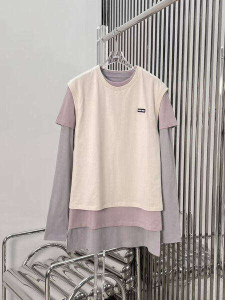 Лонгслив Miu Miu женский белый 179298-2