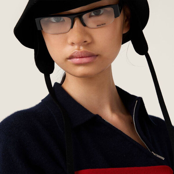 Поло Miu Miu женский черный 200752-2