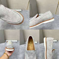 Мужские лоферы Brunello Cucinelli мужской замша графитовый 146658-8