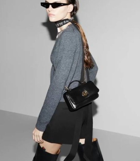 Сумка Gucci женский кожа черный 170965-3