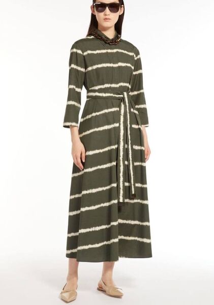 Платье Max Mara женский серо-зеленый 147513