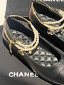 Балетки Chanel женский кожа черный 138664-3
