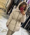 Пуховик Moncler женский графитовый 130463-1