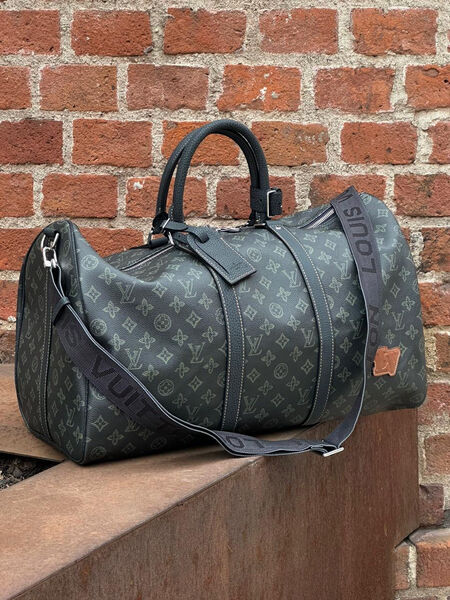Дорожная сумка Louis Vuitton мужской канва черный 121553