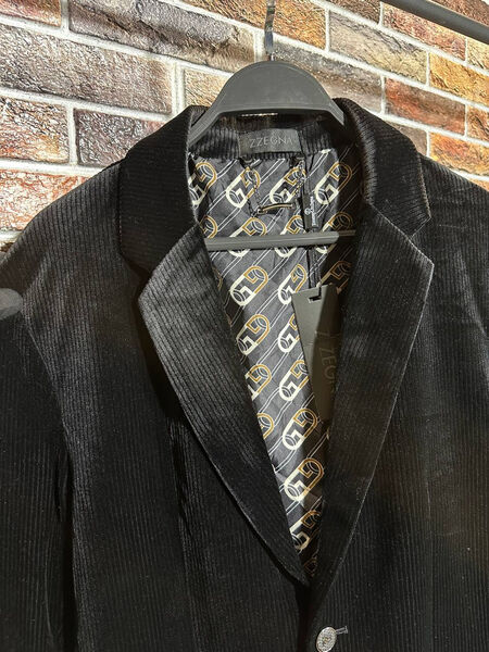 Мужской пиджак Zegna мужской черный 156891-3