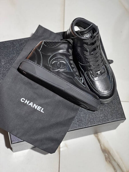 Кеды Chanel женский черный 130308-2