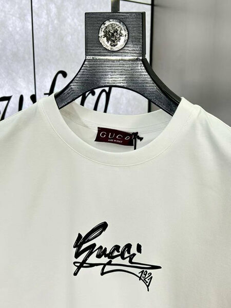 Мужская футболка Gucci мужской белый 191254-4