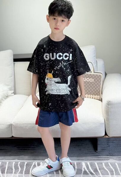 Детская футболка Gucci черный 179411