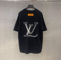 Мужская футболка Louis Vuitton мужской черный 172980-7