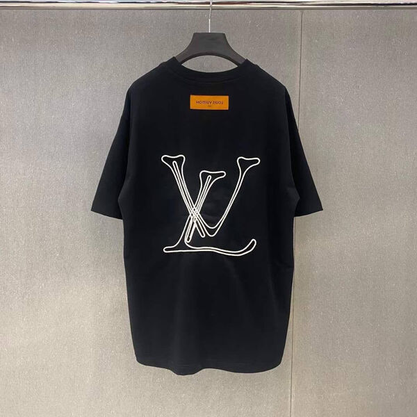 Мужская футболка Louis Vuitton мужской черный 172980-7