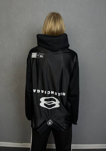 Мужское худи Balenciaga мужской черный 136882-2