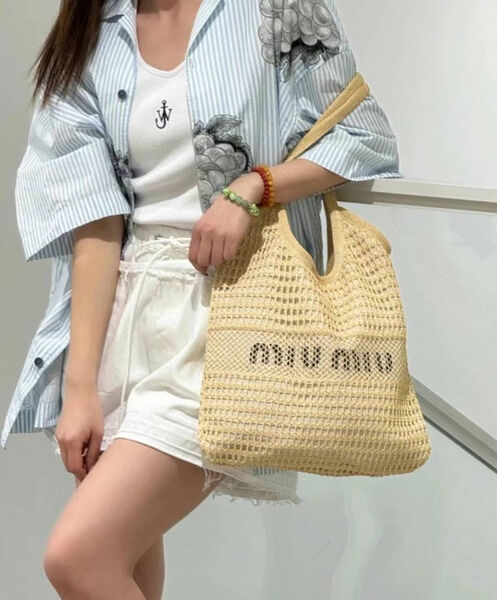 Сумка Miu Miu женский бежевый 155451-2