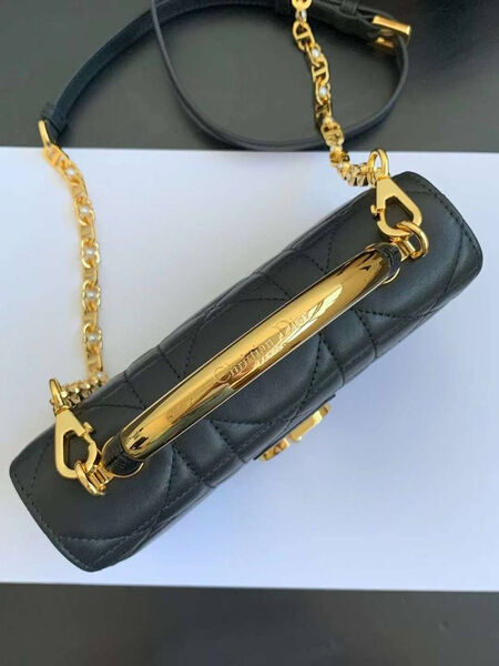Сумка Christian Dior женский кожа черный 163118-2