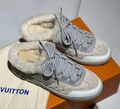 Сникеры Louis Vuitton женский замша графитовый 130355-1