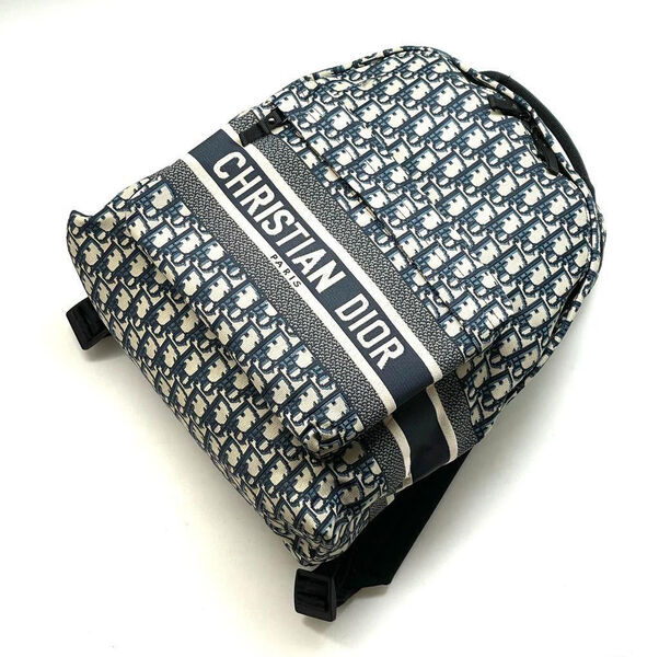Рюкзак Christian Dior женский текстиль синий 65031-3