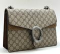 Сумка Gucci женский текстиль бежевый 98544-1