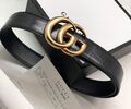 Мужской ремень Gucci мужской кожа черный 52373-1