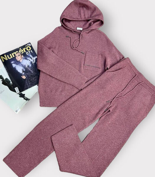 Костюм Brunello Cucinelli женский бордовый 158986
