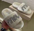 Тапочки Miu Miu женский графитовый 137075-1
