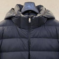 Мужской пуховик Moncler мужской синий 200563-5