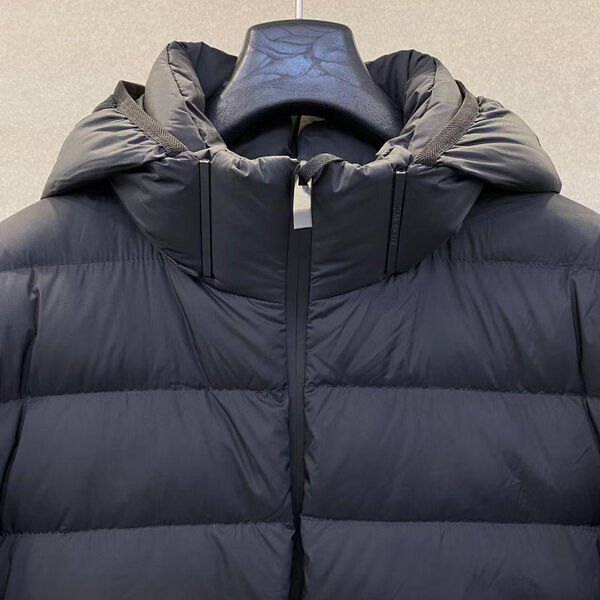 Мужской пуховик Moncler мужской синий 200563-5