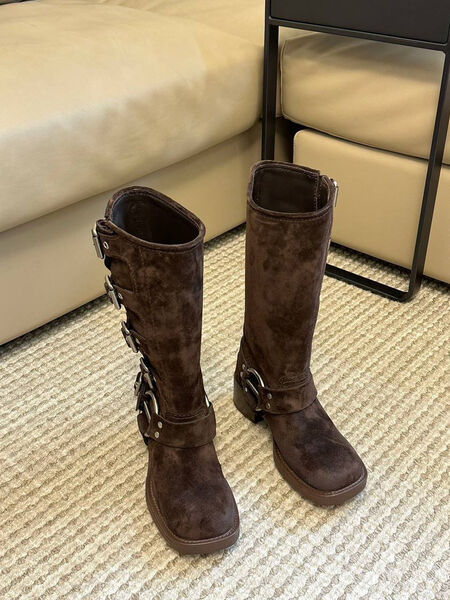 Сапоги Miu Miu женский замша 125968-4
