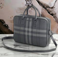 Мужской портфель Burberry мужской текстиль графитовый 115317-4