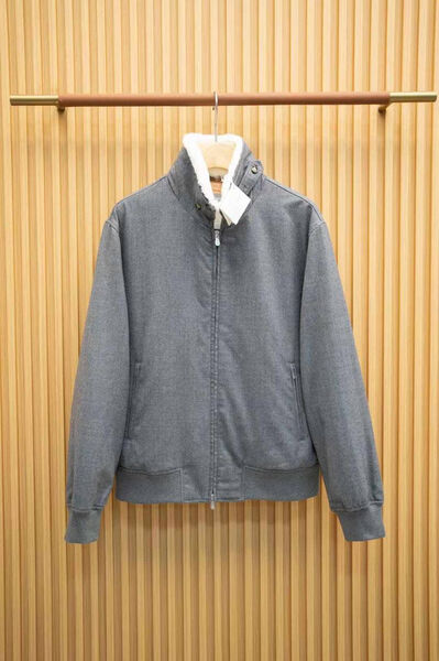 Мужская куртка Brunello Cucinelli мужской графитовый 172000-2