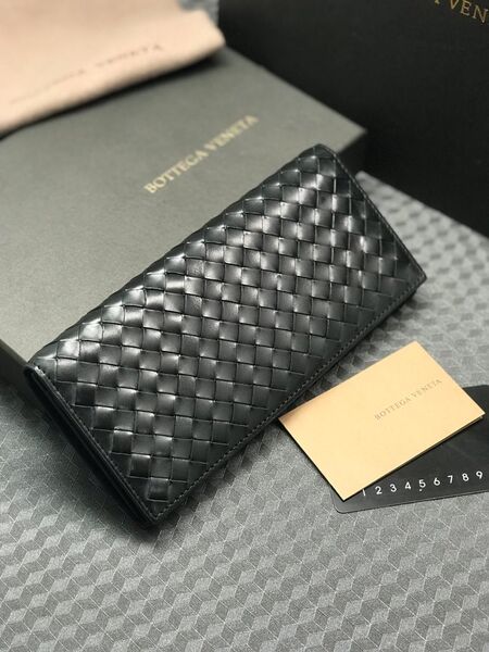 Купюрница Bottega Veneta мужской кожа черный 37320-3