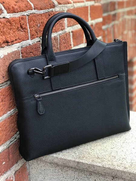 Мужской портфель Burberry мужской кожа черный 132085-4