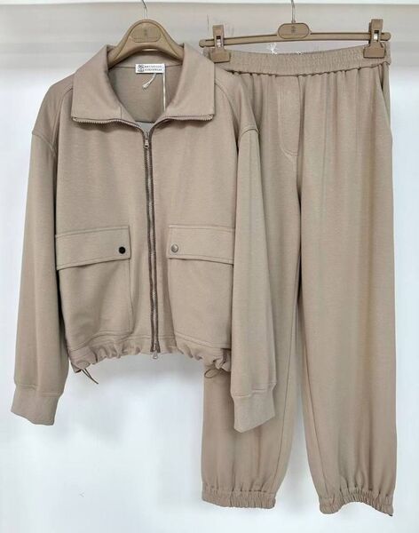 Костюм Brunello Cucinelli женский бежевый 194785