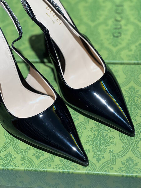 Туфли Gucci женский кожа черный 146985-4