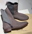 Ботинки Brunello Cucinelli женский замша бежевый 128250-1