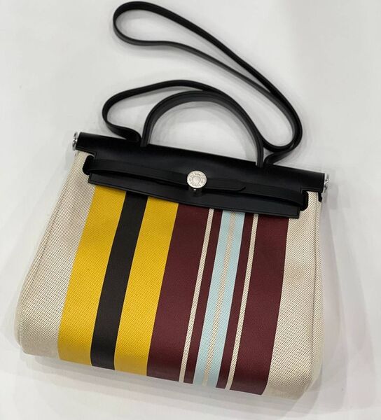 Сумка Hermèsherbag Zip женский кожа горчичный 189457