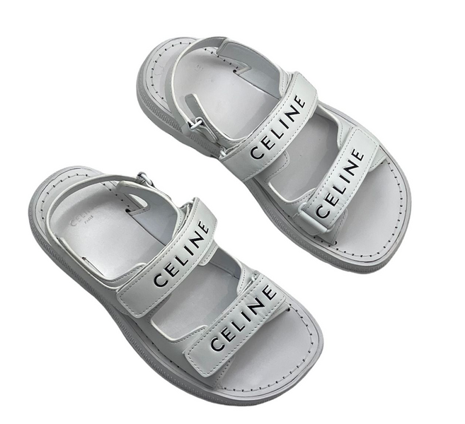 Сандалии Celine женский кожа белый 65991