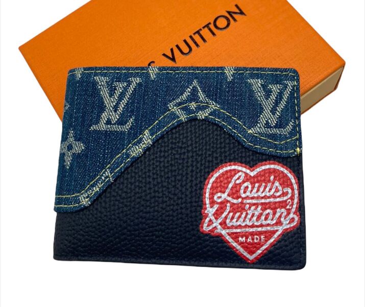 Кошелек Louis Vuitton женский кожа синий 31972