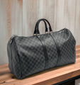 Дорожная сумка Louis Vuitton мужской кожа черный 150107-3