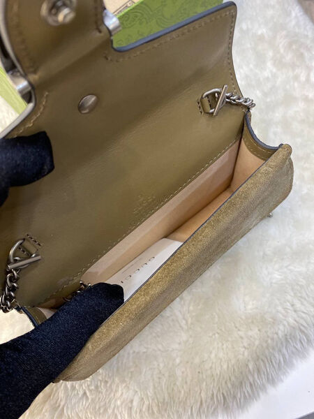 Сумка Gucci Dionysus Mini женский канва бежевый 99619-3
