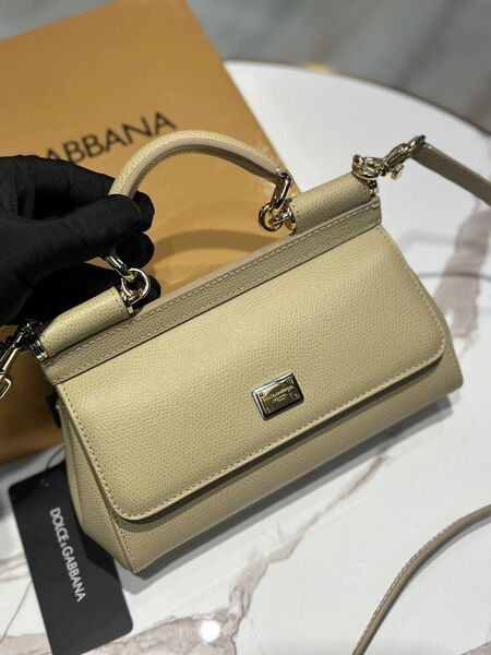Сумка Dolce & Gabbana женский кожа болотный 174222-2