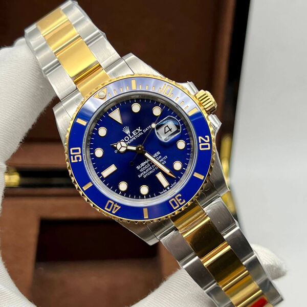 Часы Rolex Submariner Blue Dial синий 155553-7