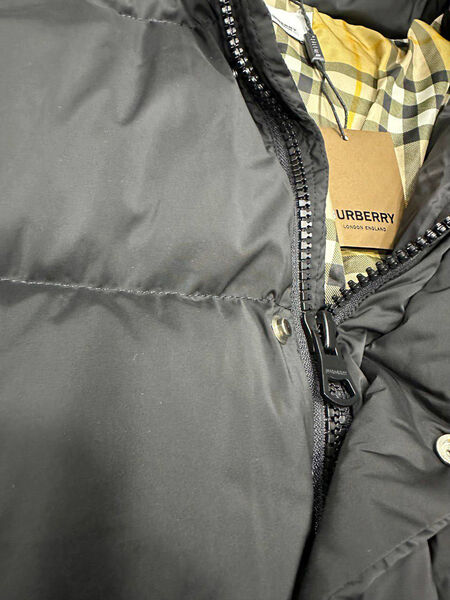 Мужской пуховик Burberry мужской черный 165360-5