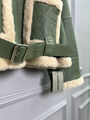 Дубленка Acne Studios женский кожа swift темно-зеленый 97534-4