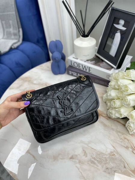 Сумка Saint Laurent женский кожа черный 97479-4