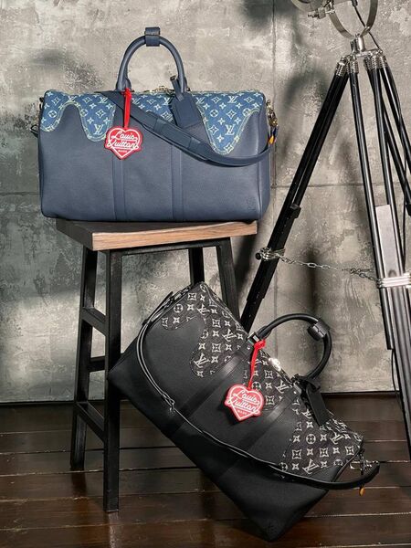 Дорожная сумка Louis Vuitton мужской кожа черный 19233-7