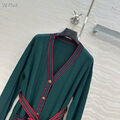Кардиган Gucci женский вязаная ткань болотный 192333-3