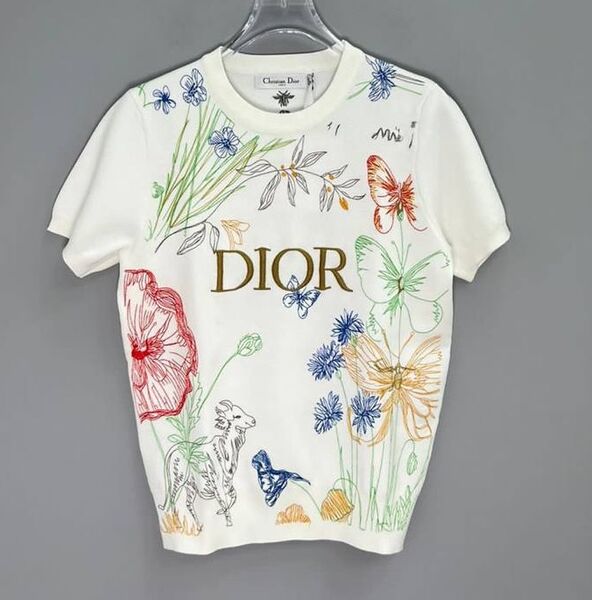 Футболка Christian Dior женский белый 137628